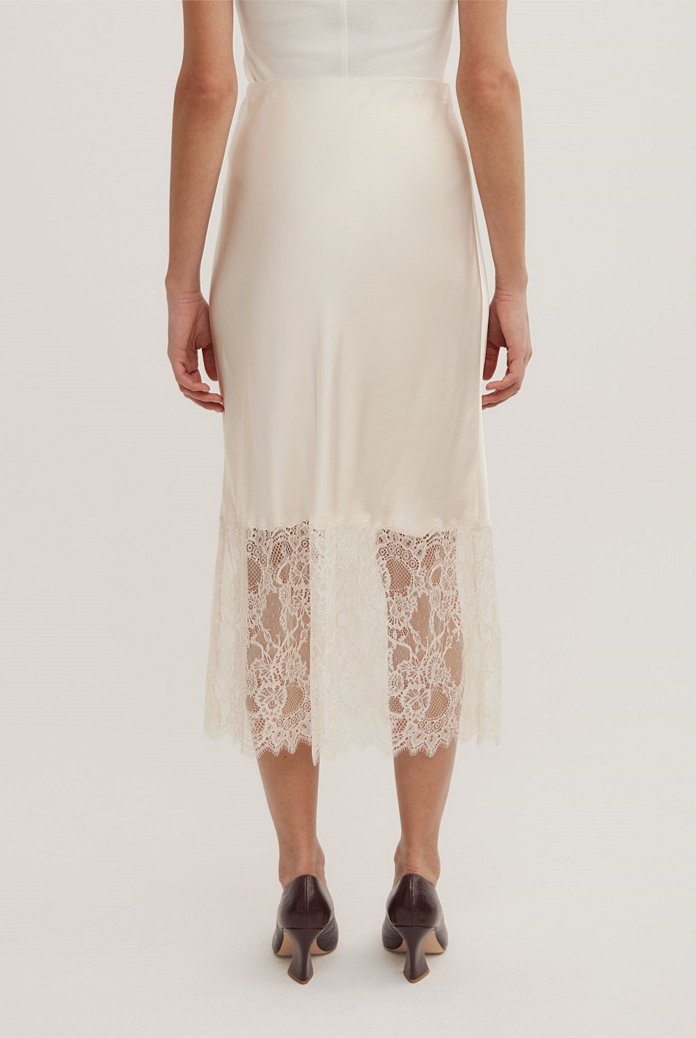 Lace Trim Skirt