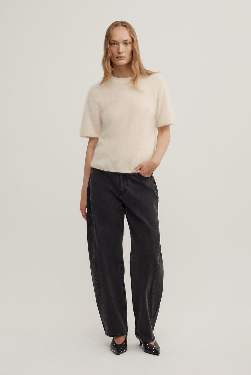 Cashmere Knit T-Shirt