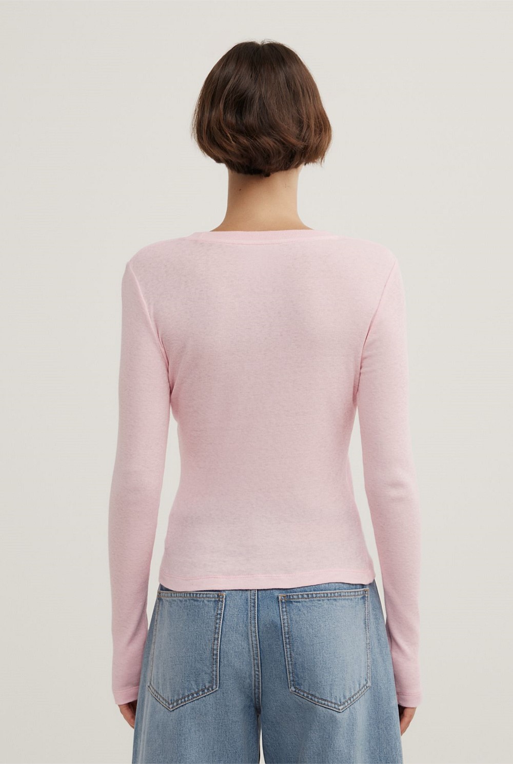 Fine Jersey Long Sleeve Top