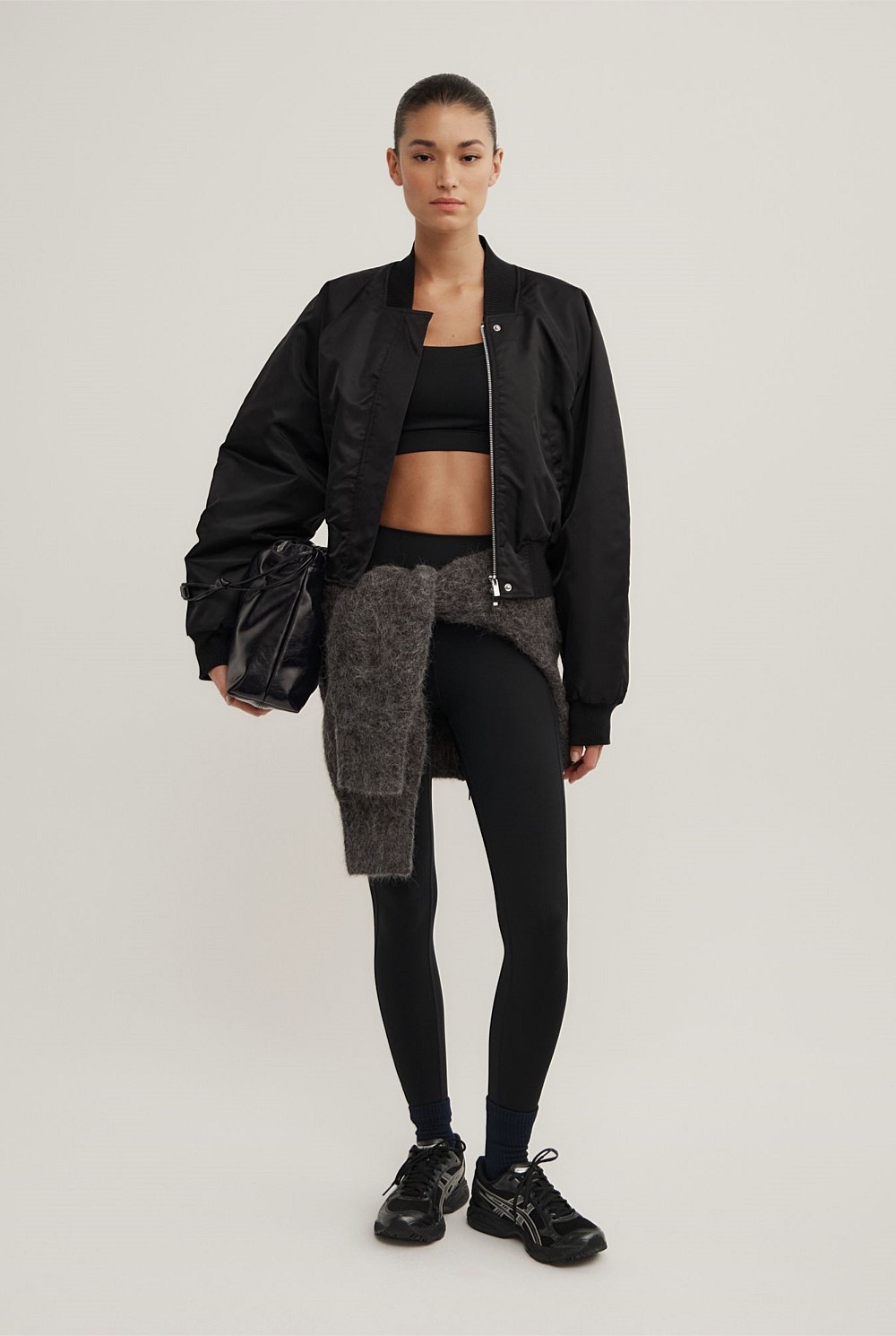 Nylon Bomber Jacket