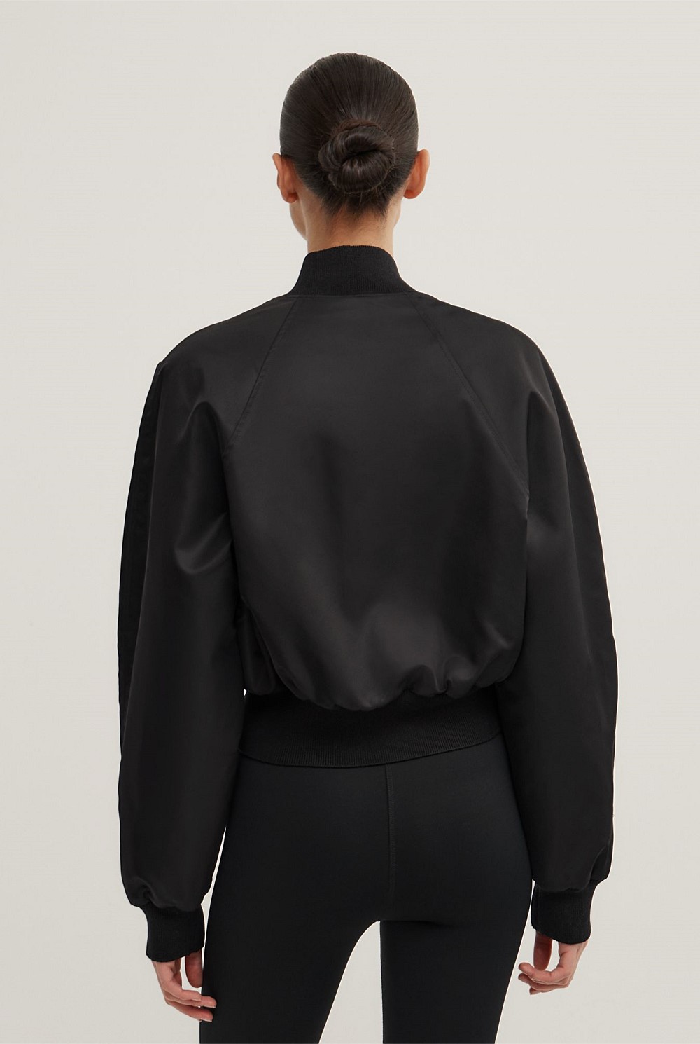 Nylon Bomber Jacket