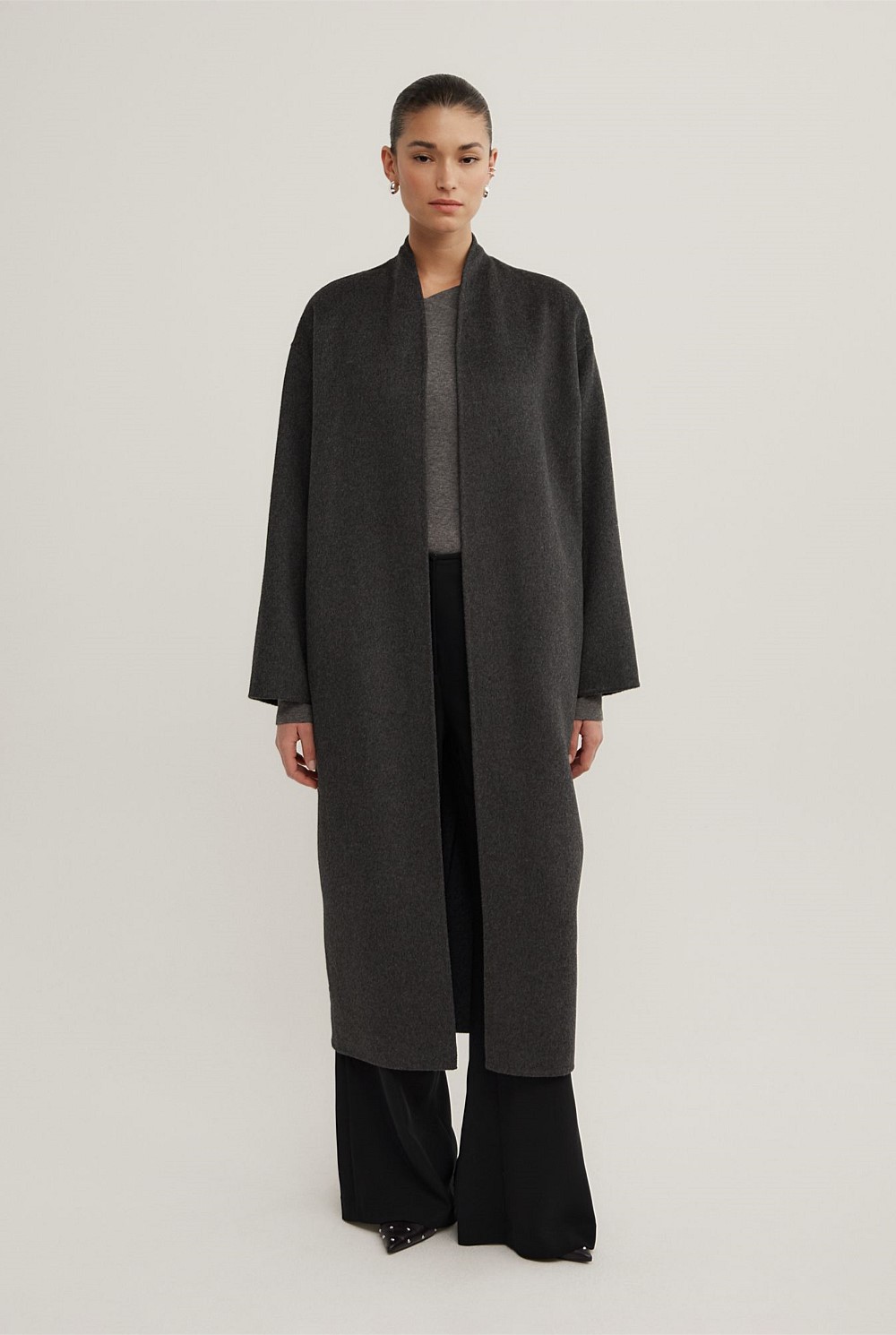 Long Scarf Coat