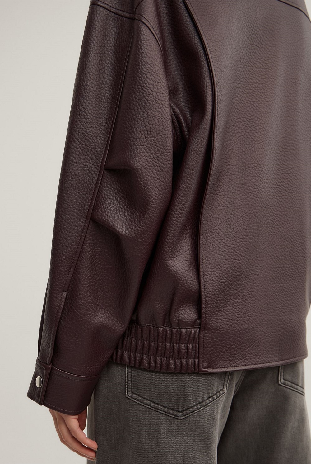 Funnel Neck Bomber Jacket