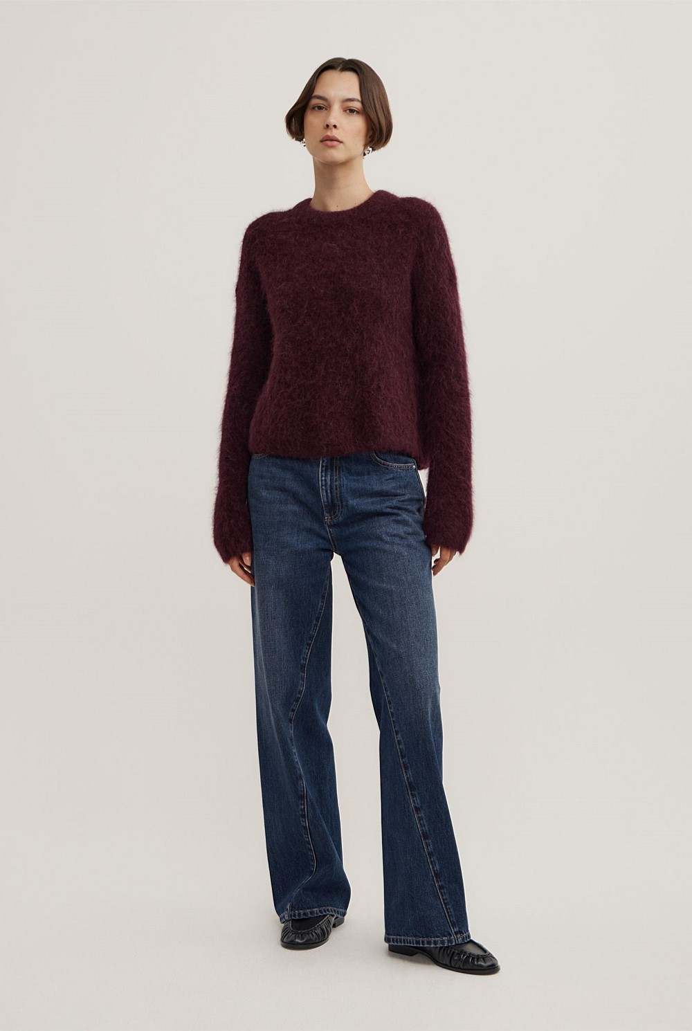 Fluffy Crew Knit