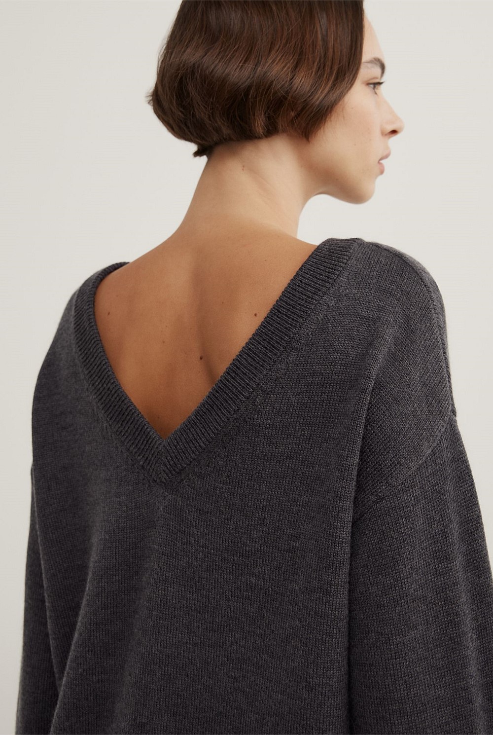 Scarf Detail Knit