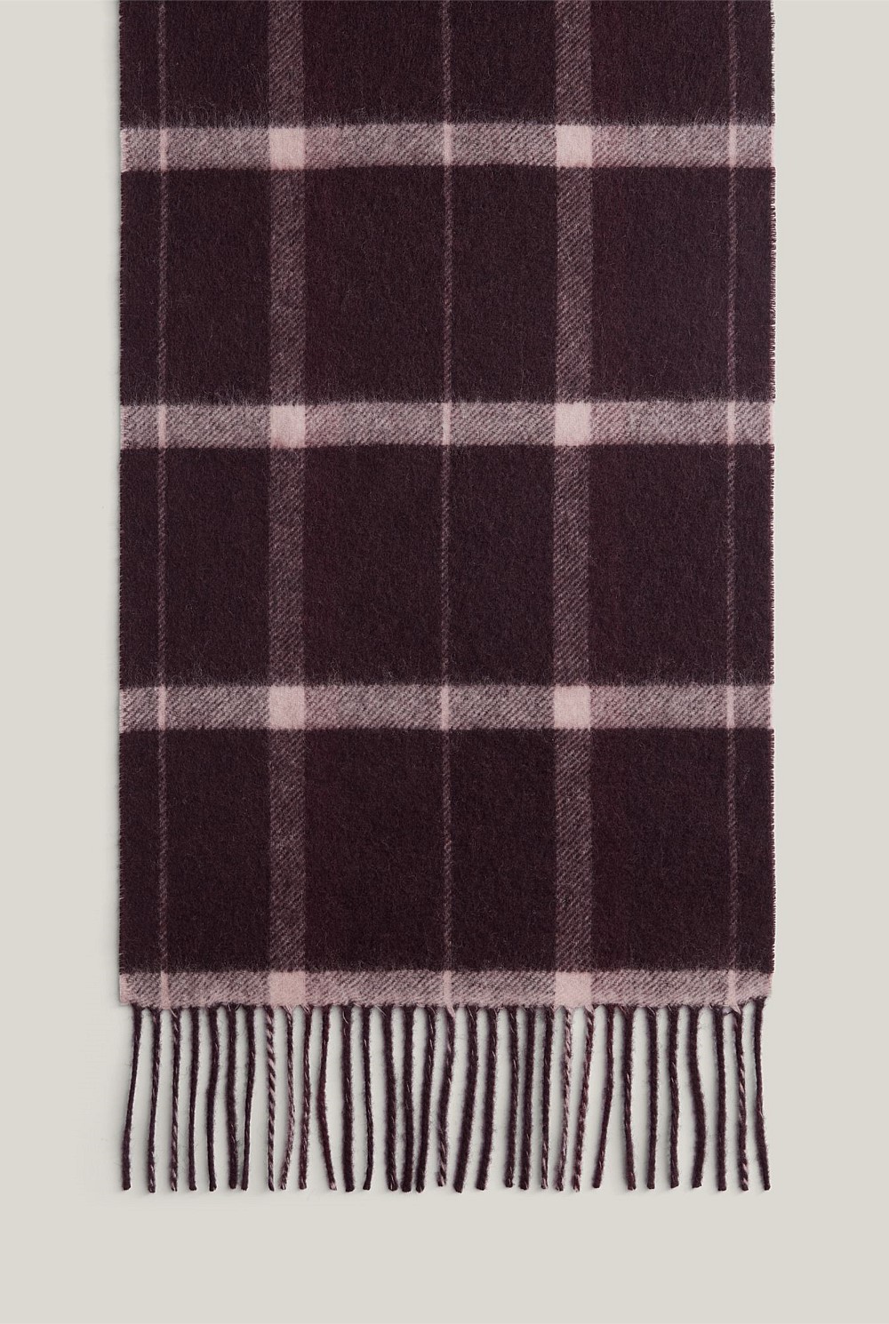 Monogram Check Scarf