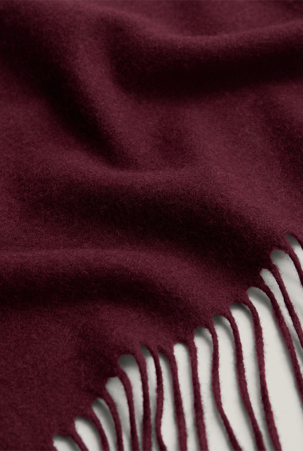 Fringe Wool Scarf