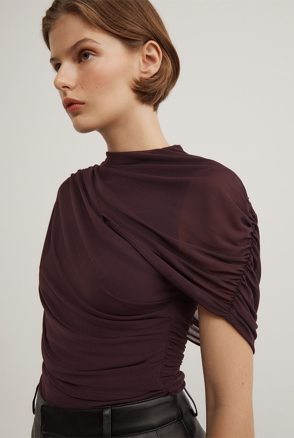 Mesh Cape Top
