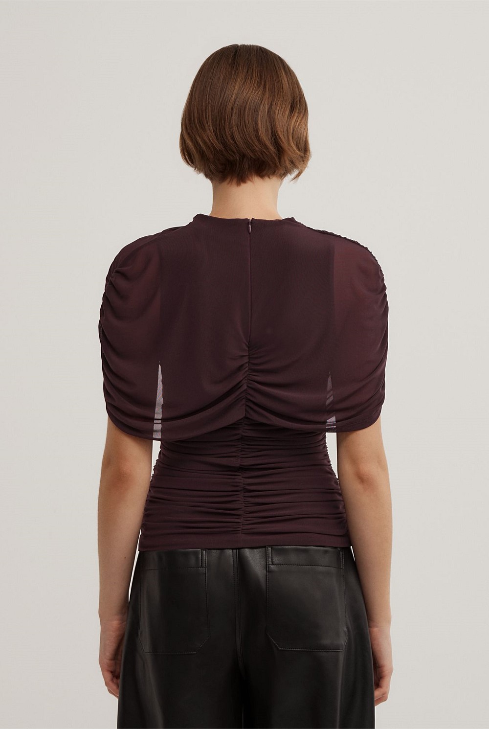 Mesh Cape Top