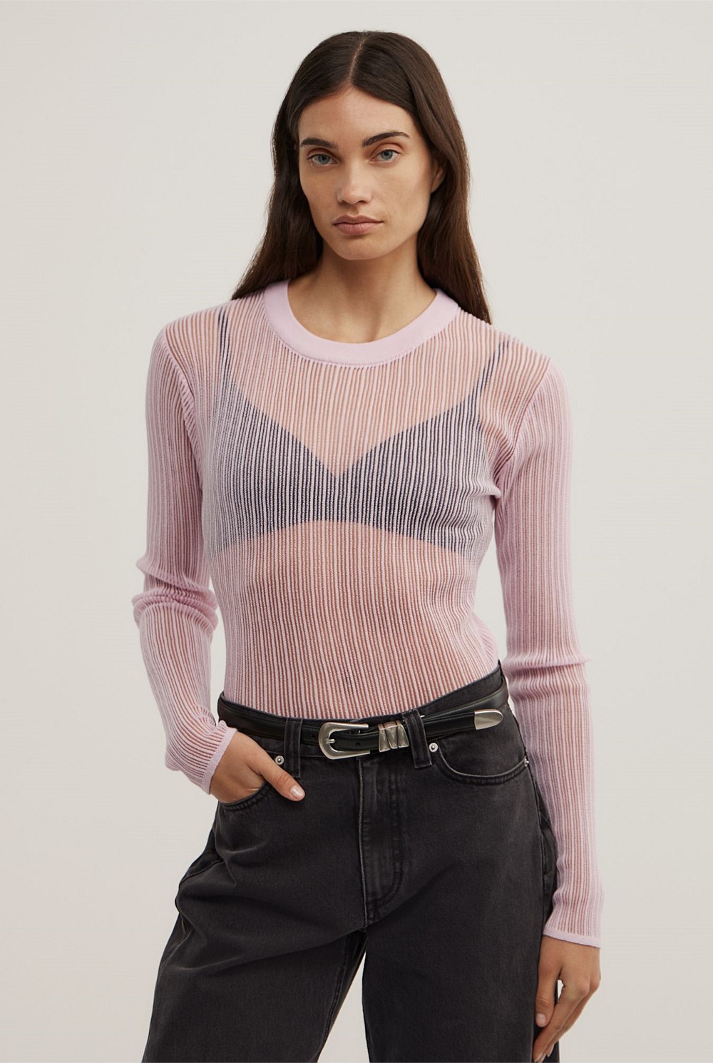 Variegated Rib Knit