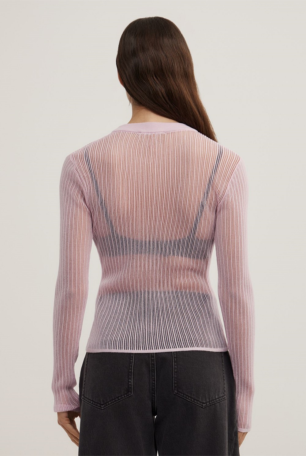 Variegated Rib Knit