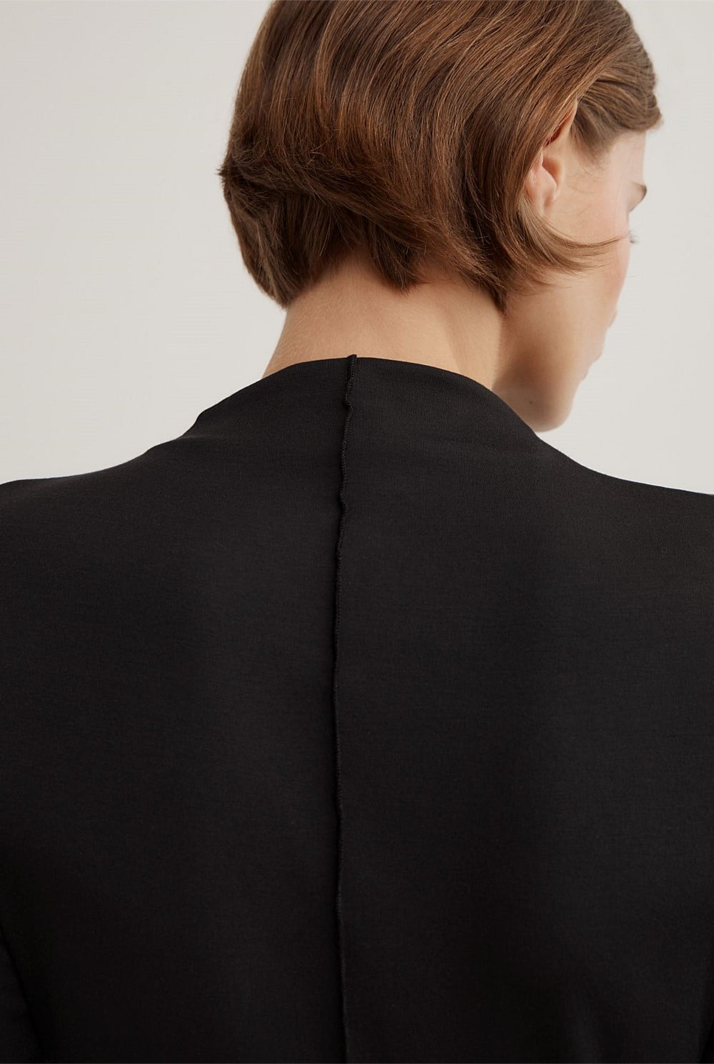 Mock Neck Jersey Top