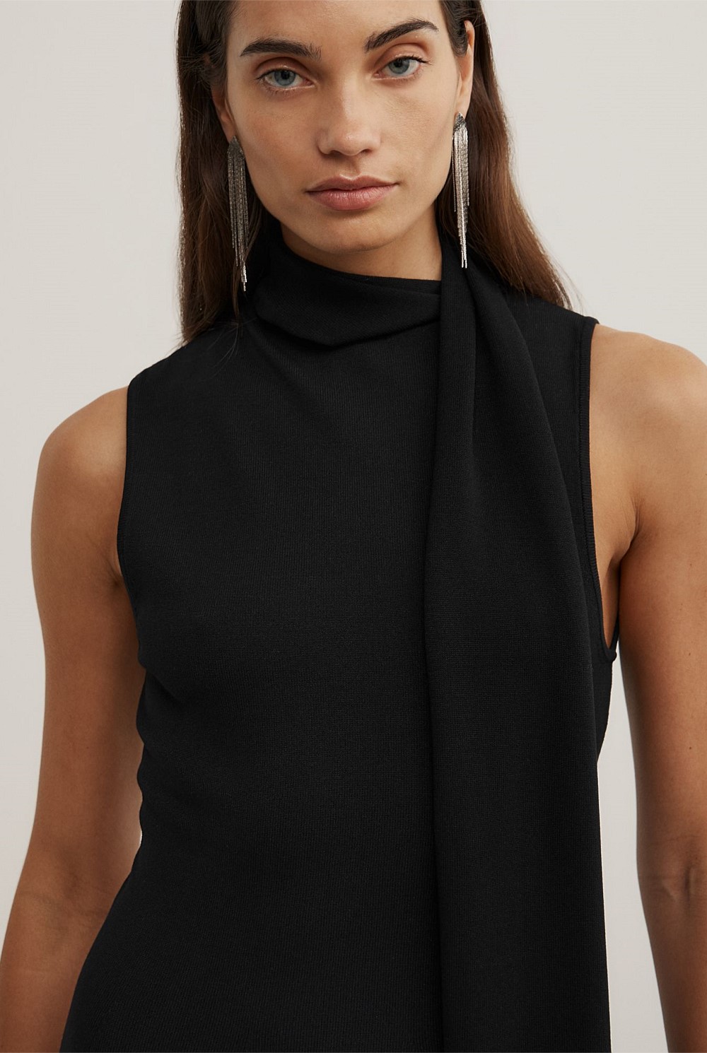 Knit Scarf Dress