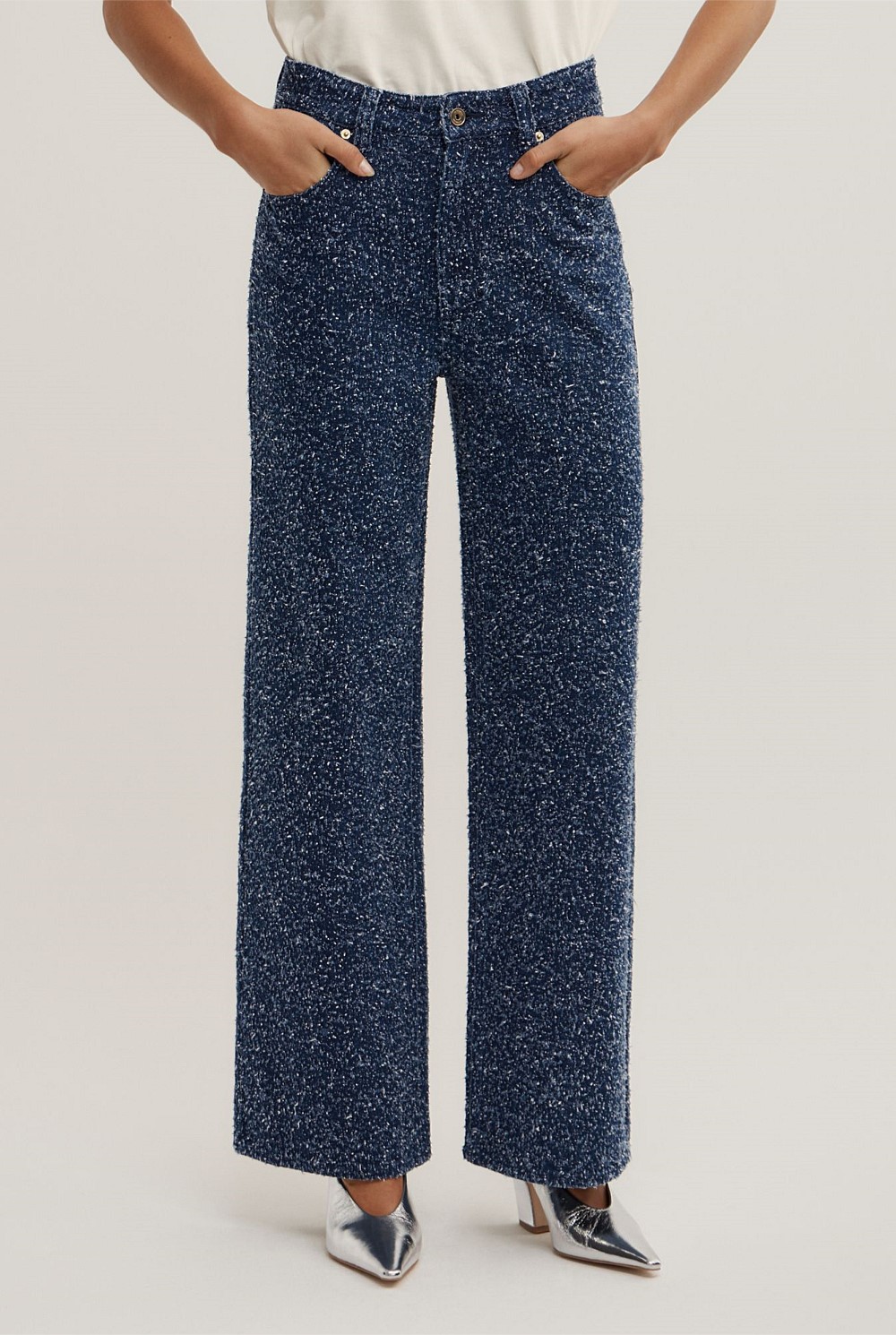 Boucle Denim Jeans