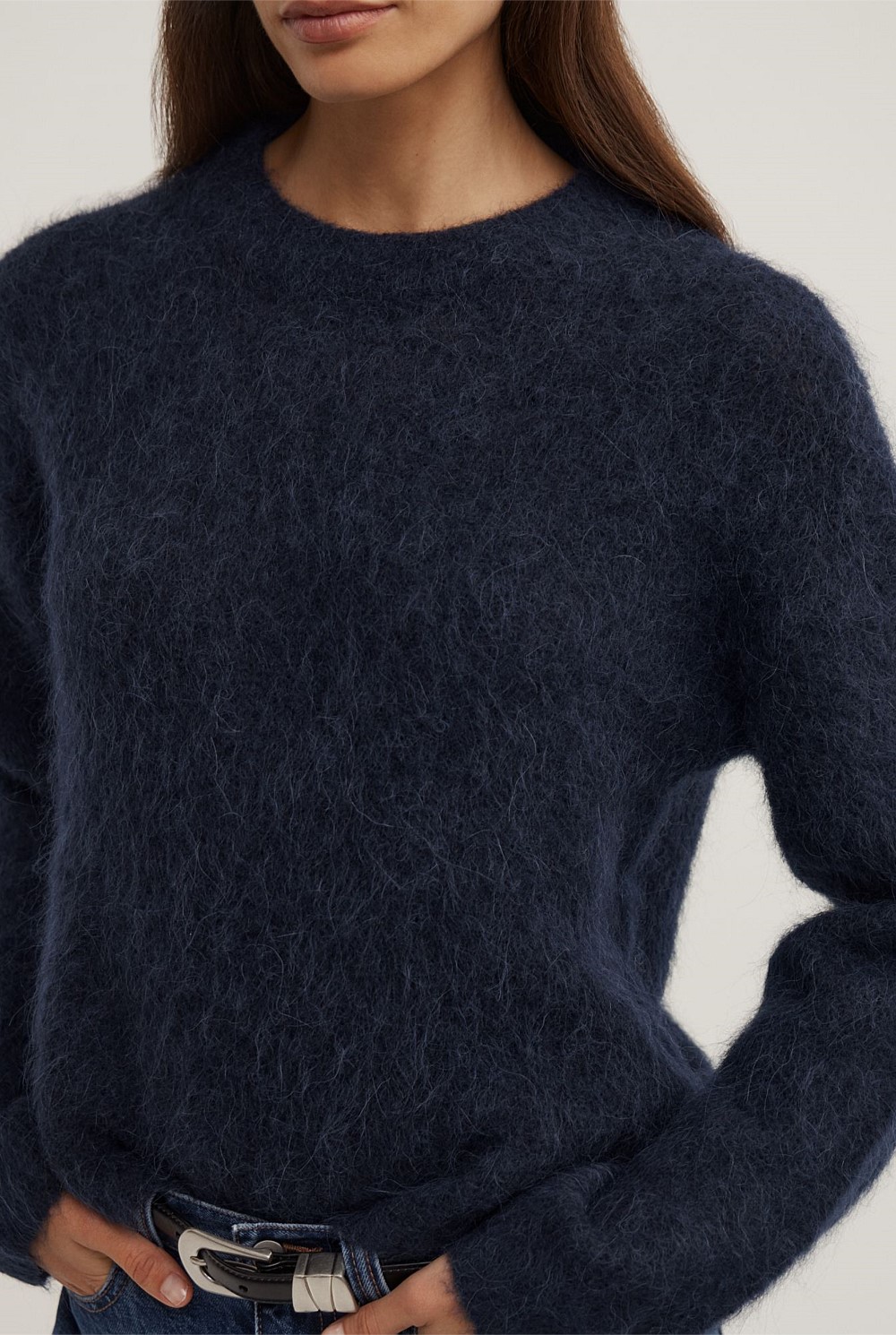 Fluffy Crew Knit