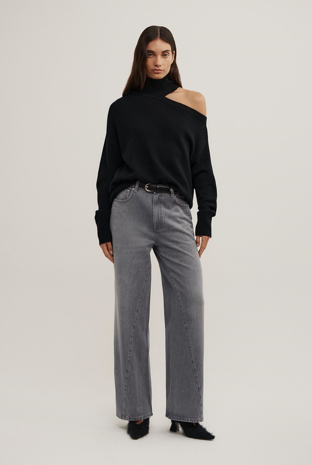 Exposed Shoulder Knit