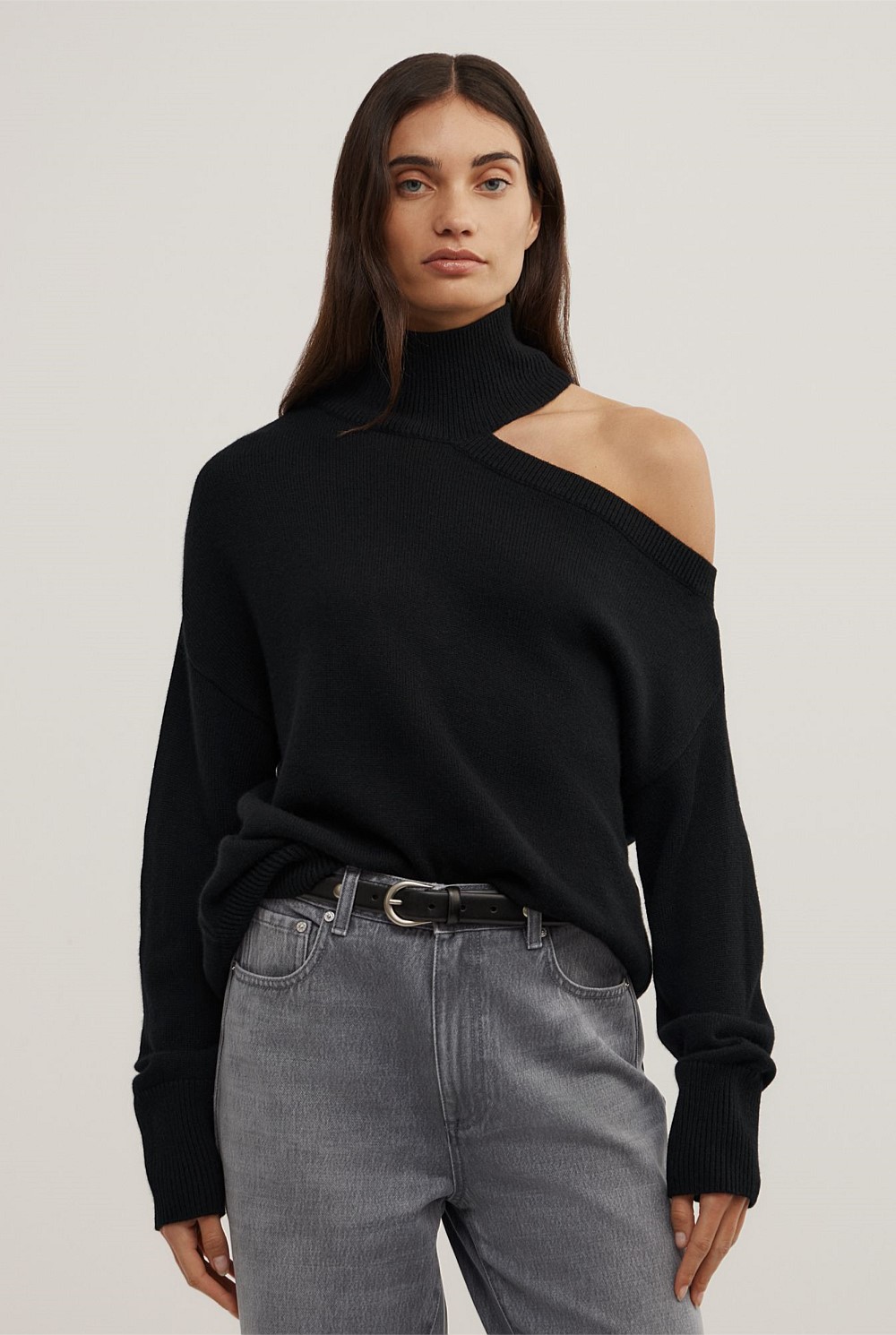 Exposed Shoulder Knit