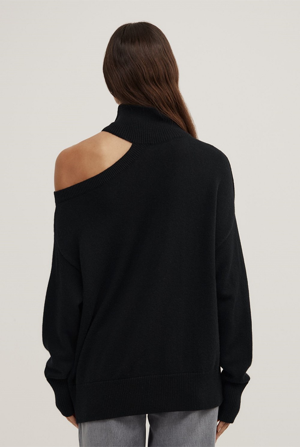 Exposed Shoulder Knit