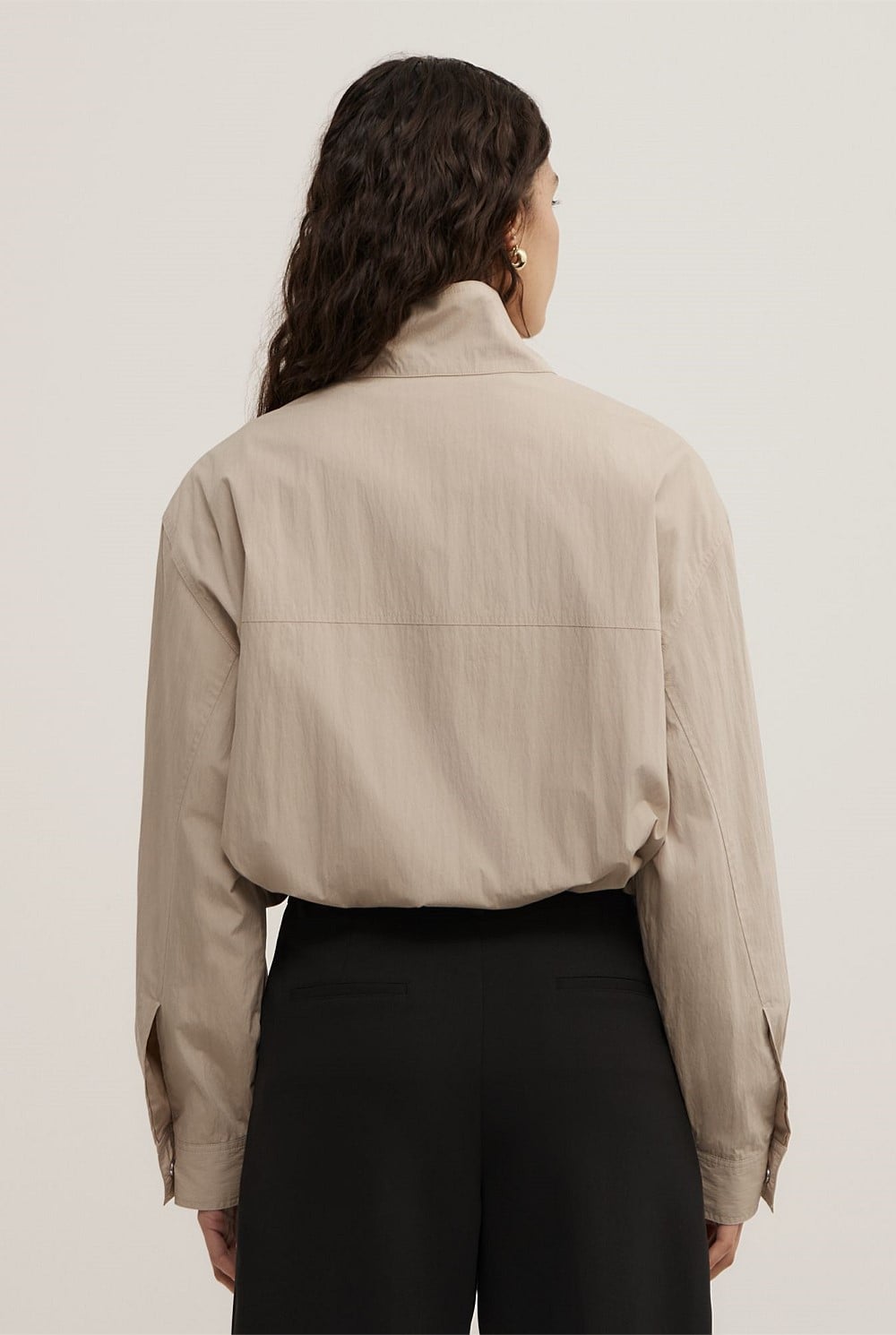 Funnel Zip Through Jacket
