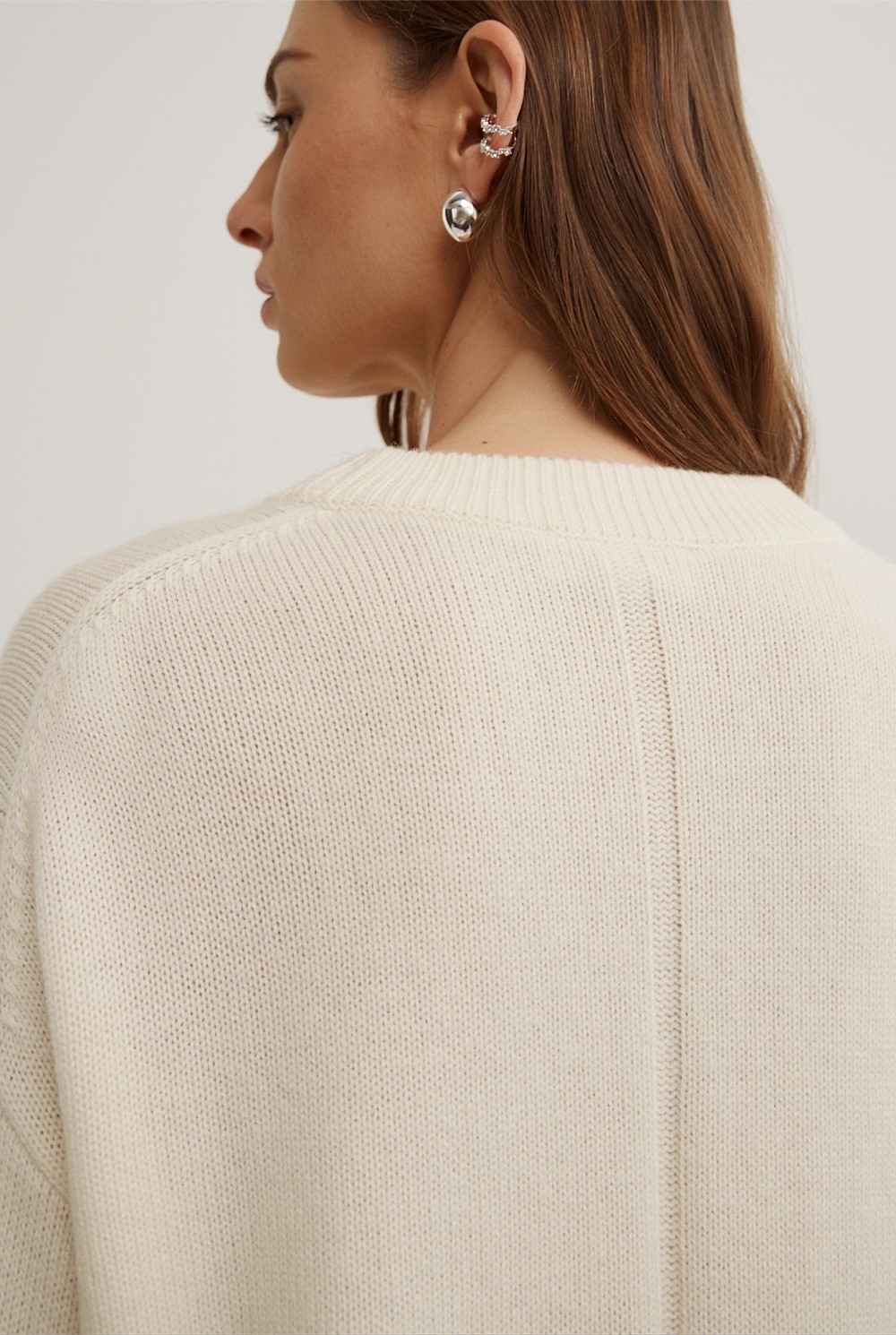 Relaxed Crew Neck Knit