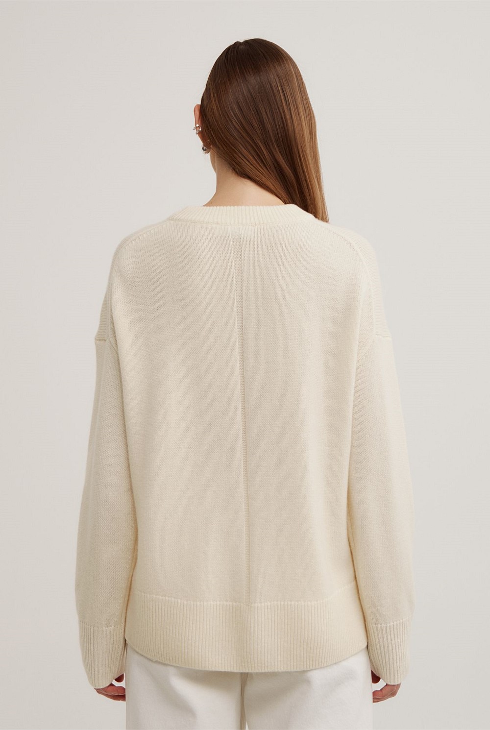 Relaxed Crew Neck Knit