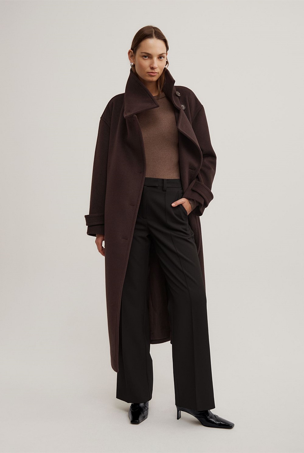 Crew Rib Long Sleeve Top