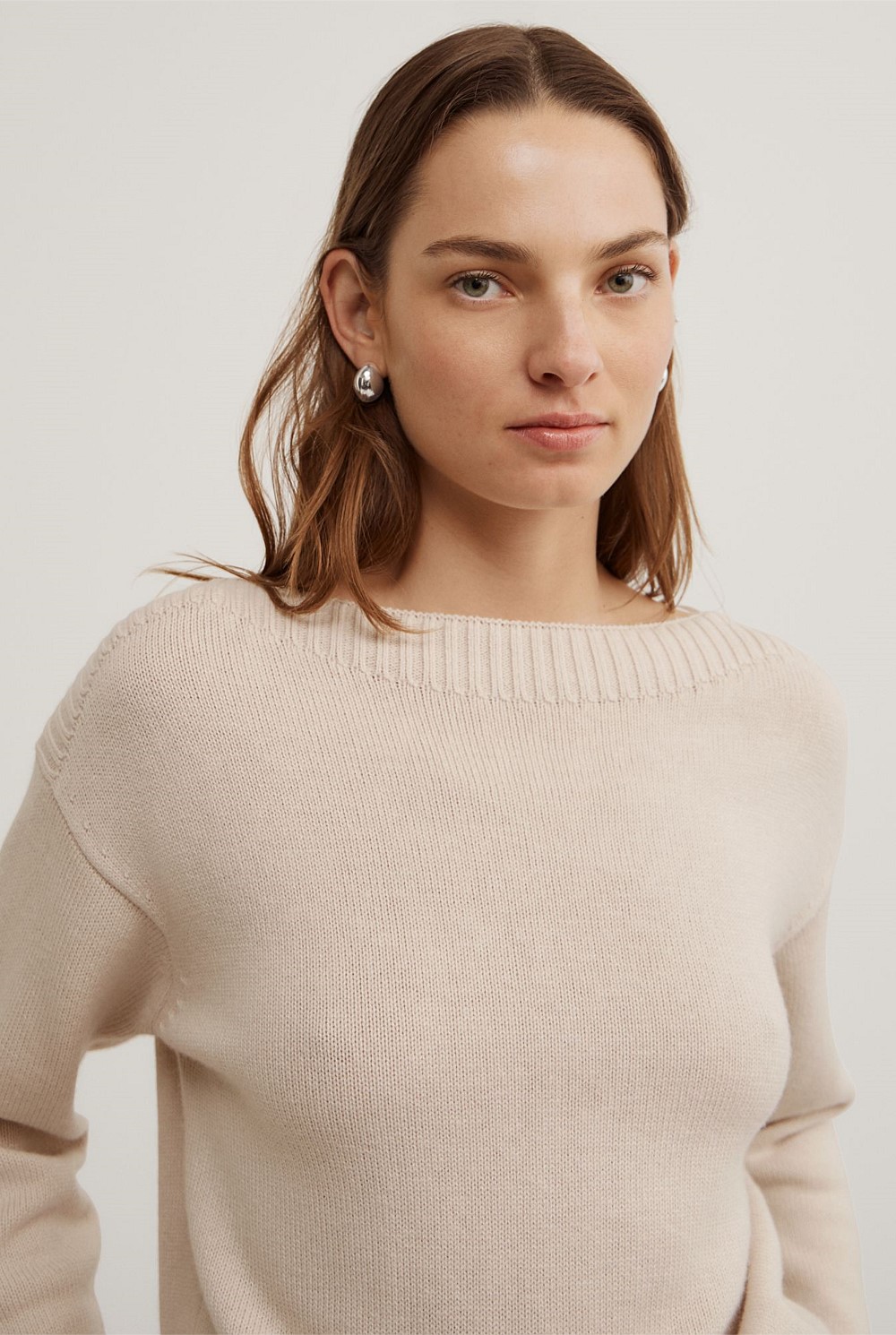 Boat Neck Knit