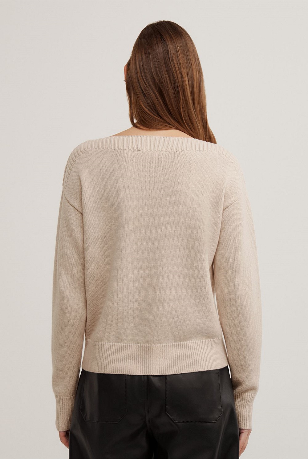 Boat Neck Knit