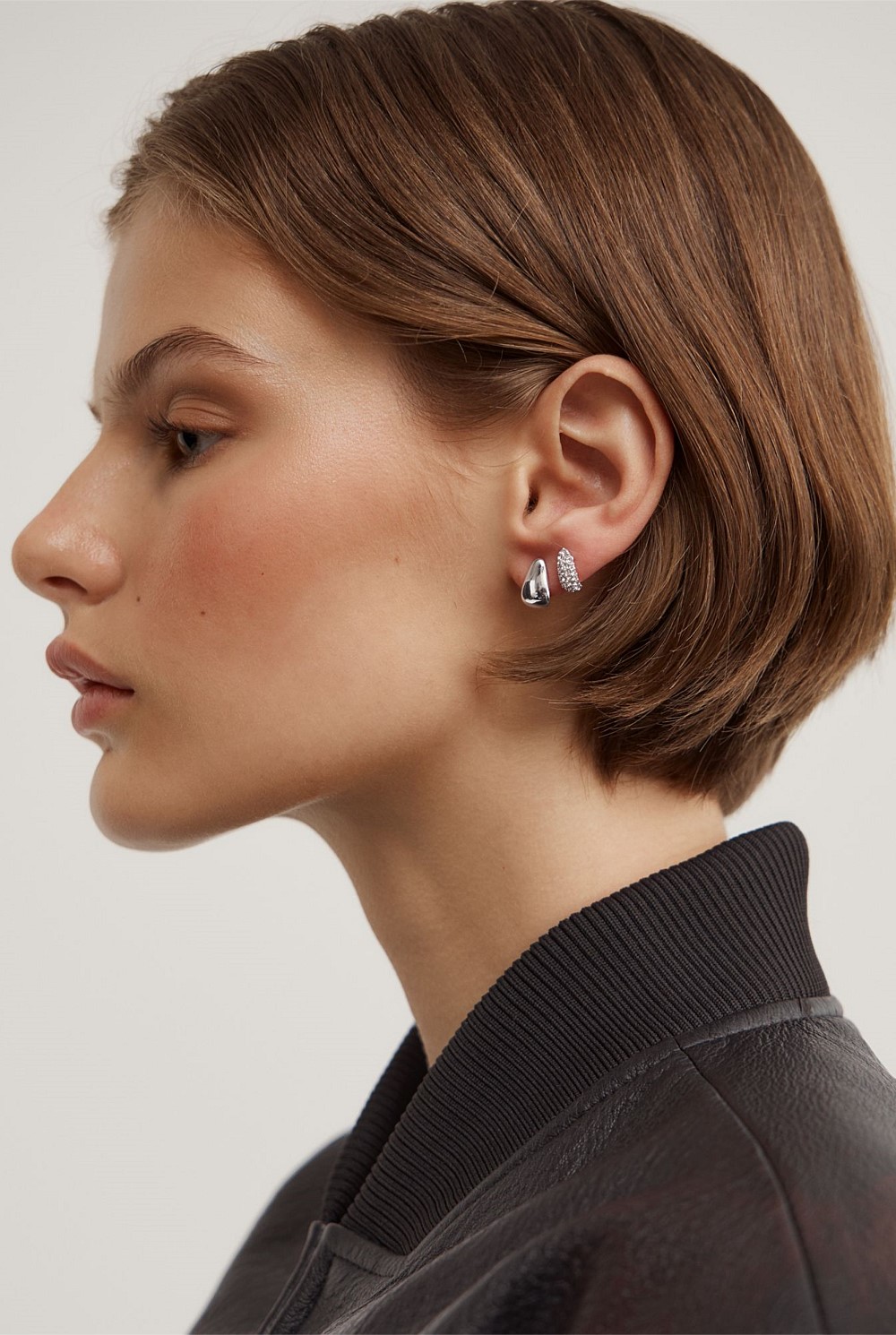 Hayley Huggie Earring Set