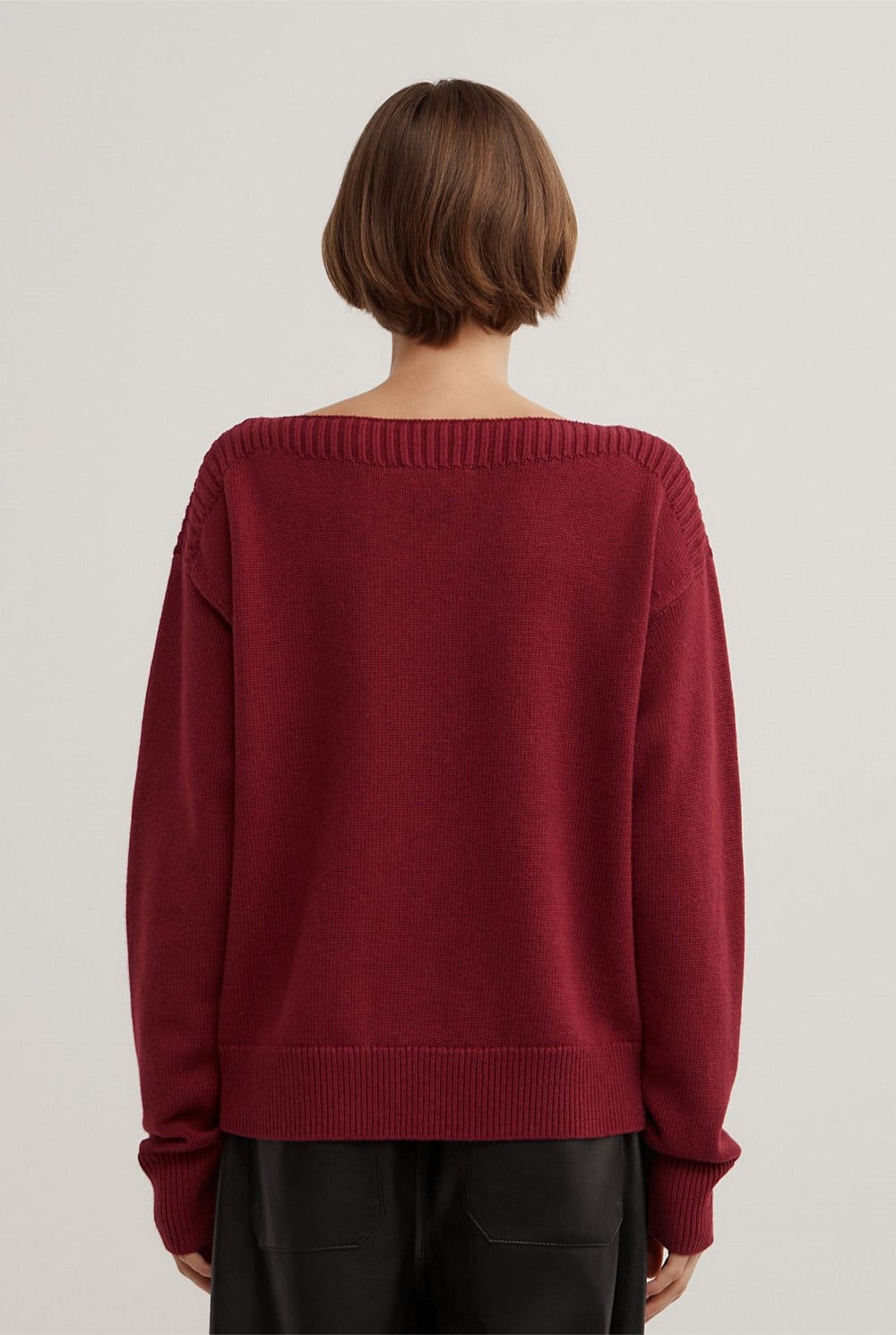 Boat Neck Knit