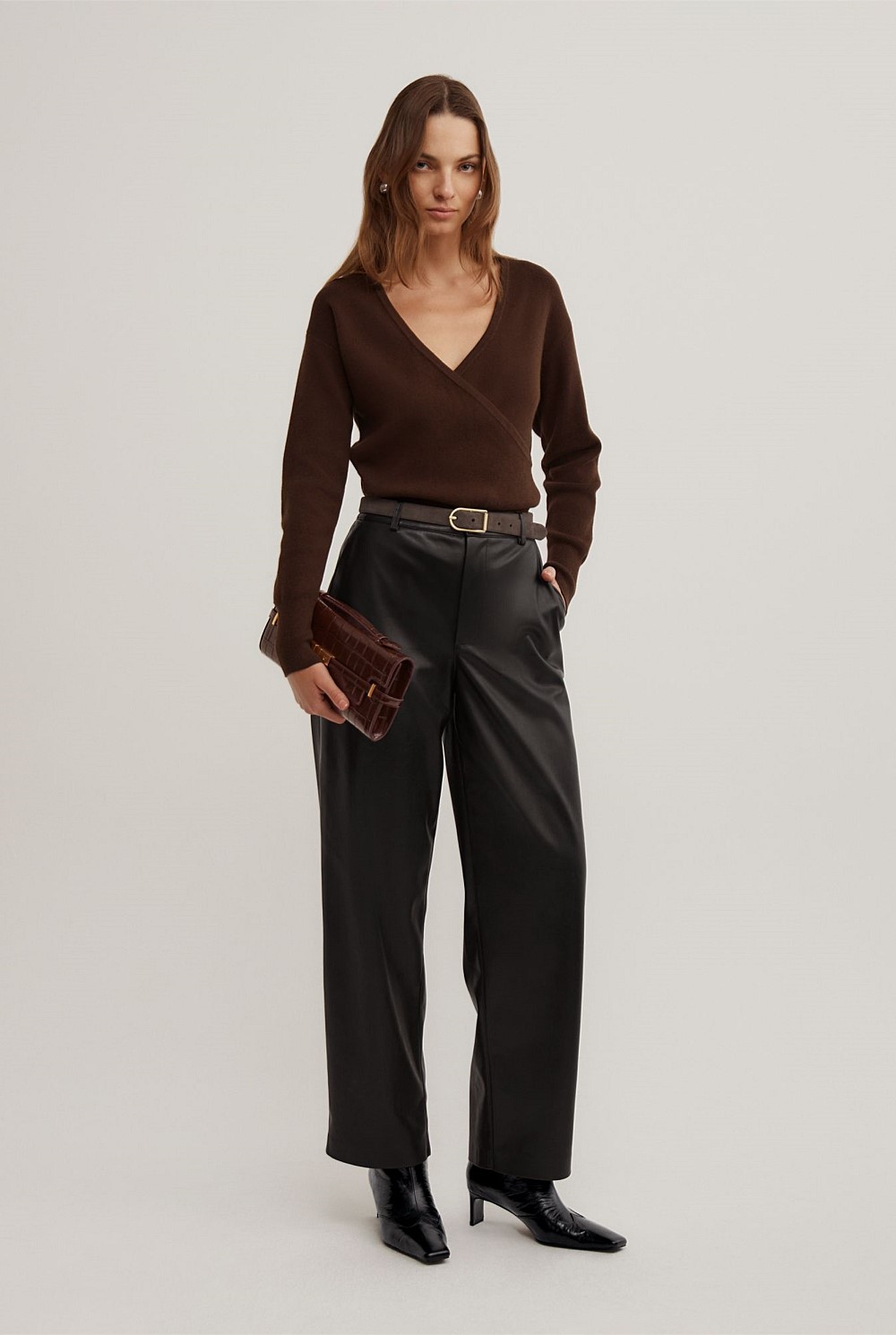 Wrap Front Knit