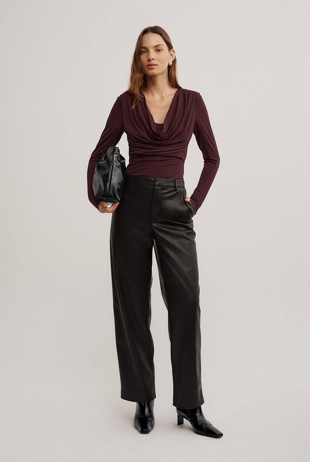 Cowl Neck Top