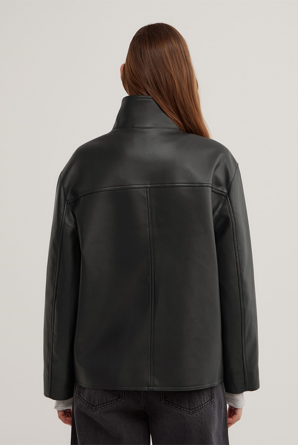 Boxy Biker Jacket