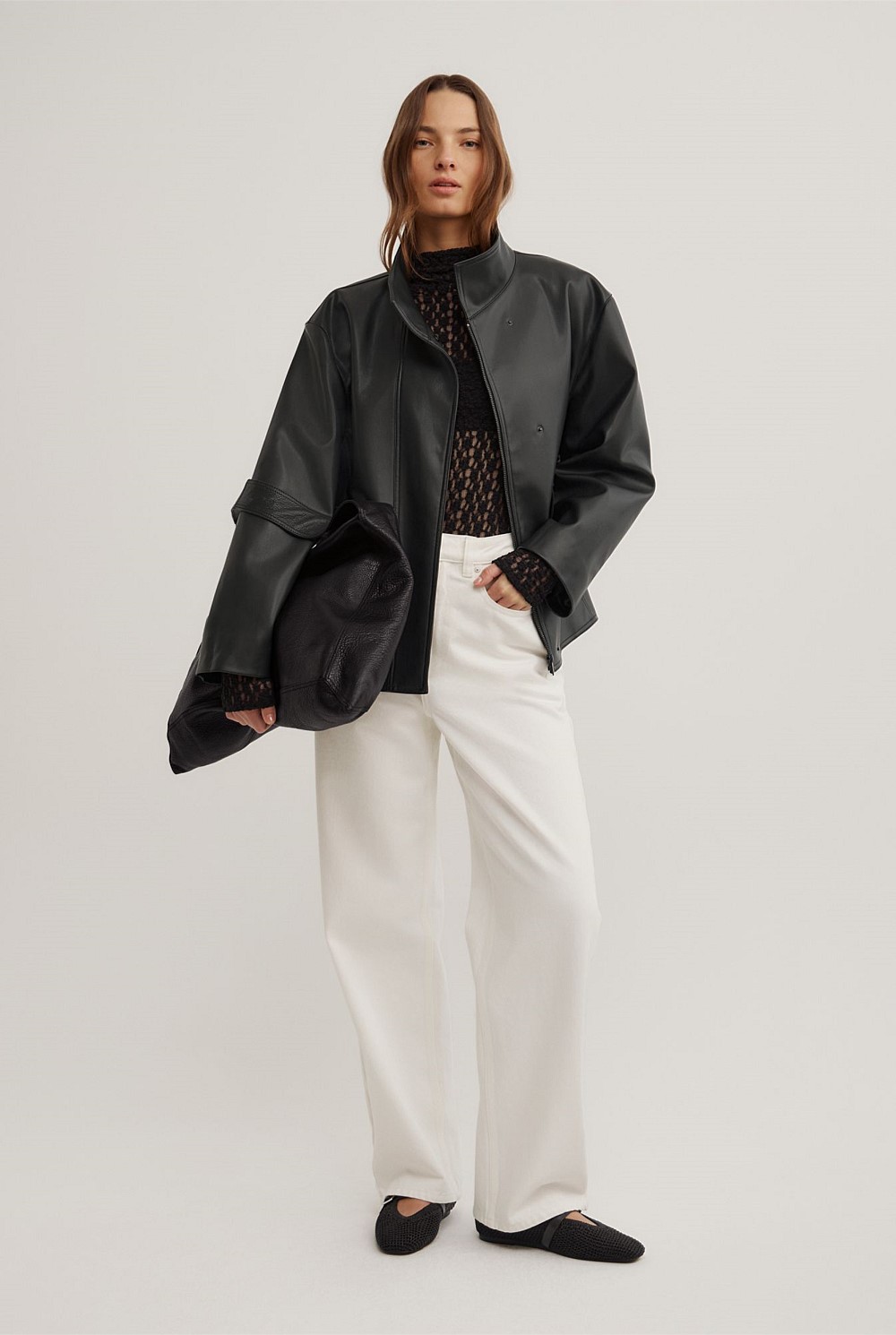 Textured Long Sleeve Top