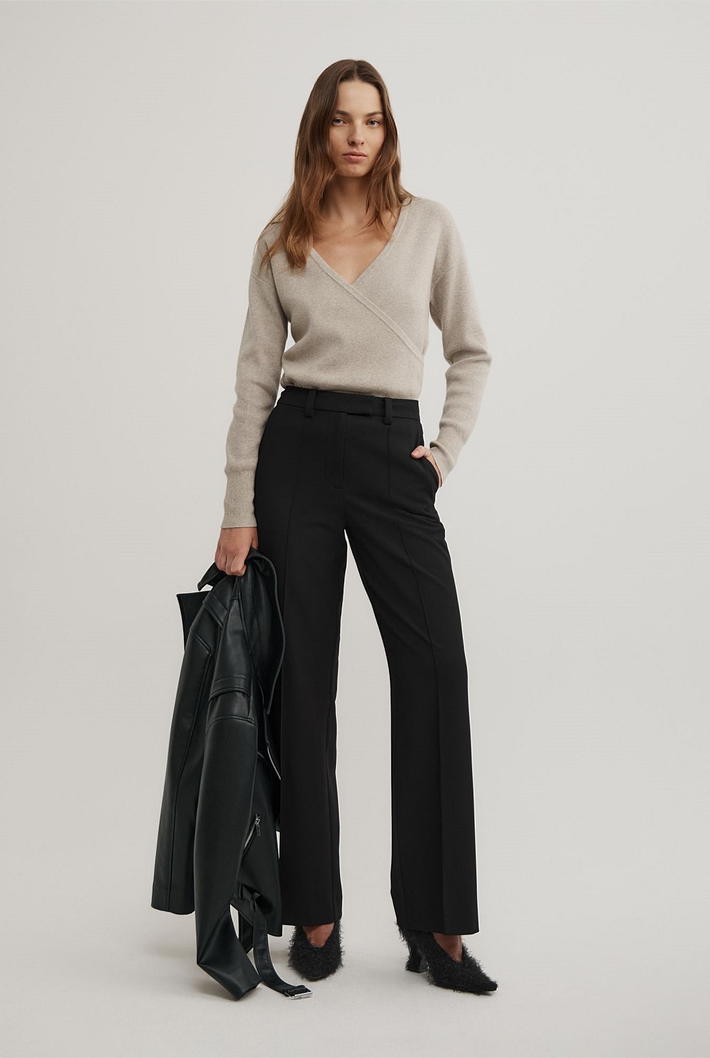 Wrap Front Knit