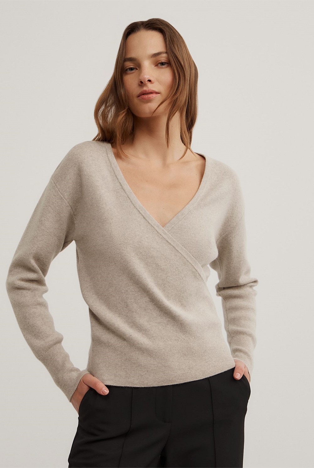 Wrap Front Knit