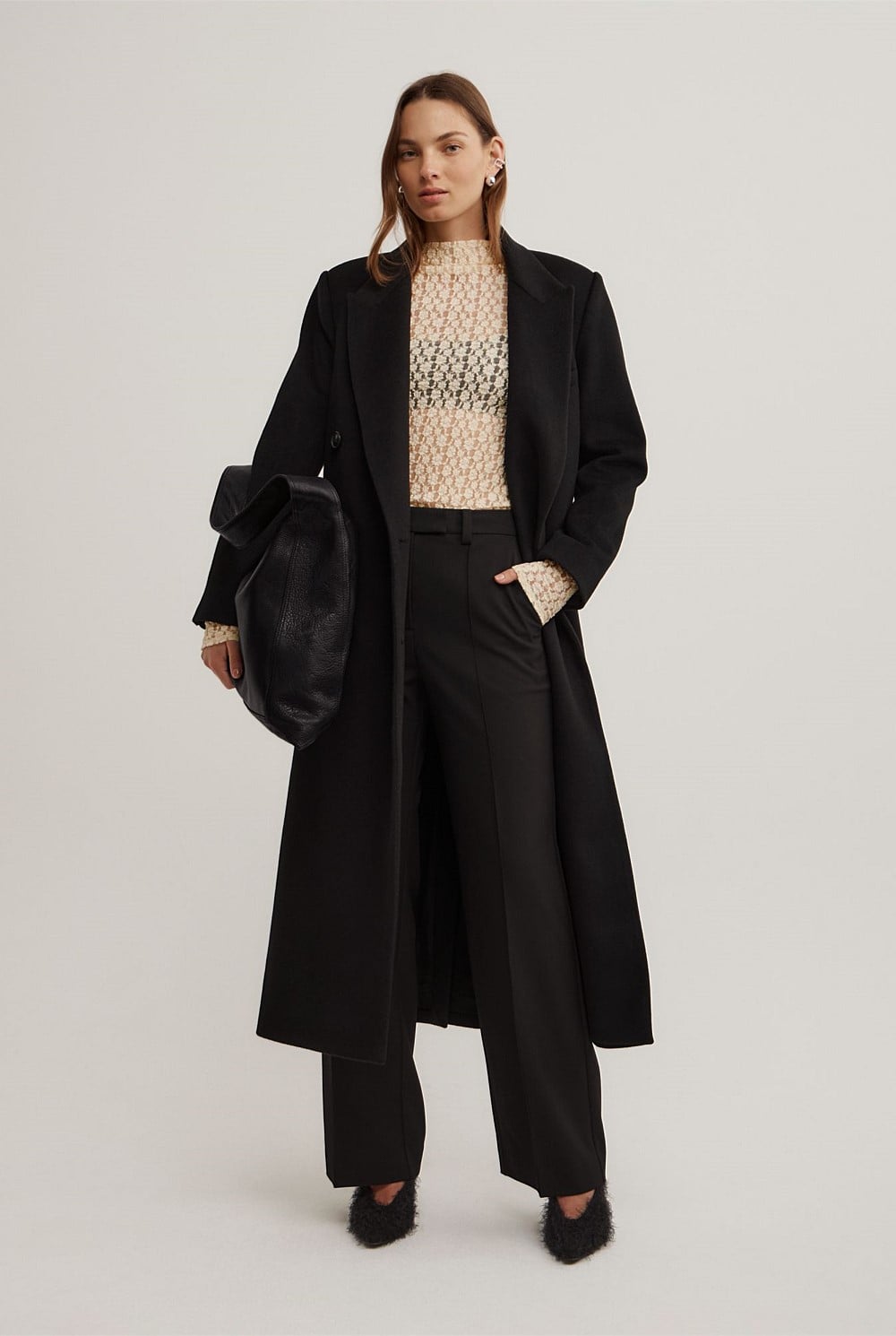 Textured Long Sleeve Top