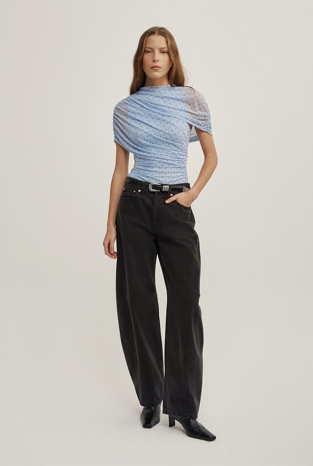 Mesh Cape Top