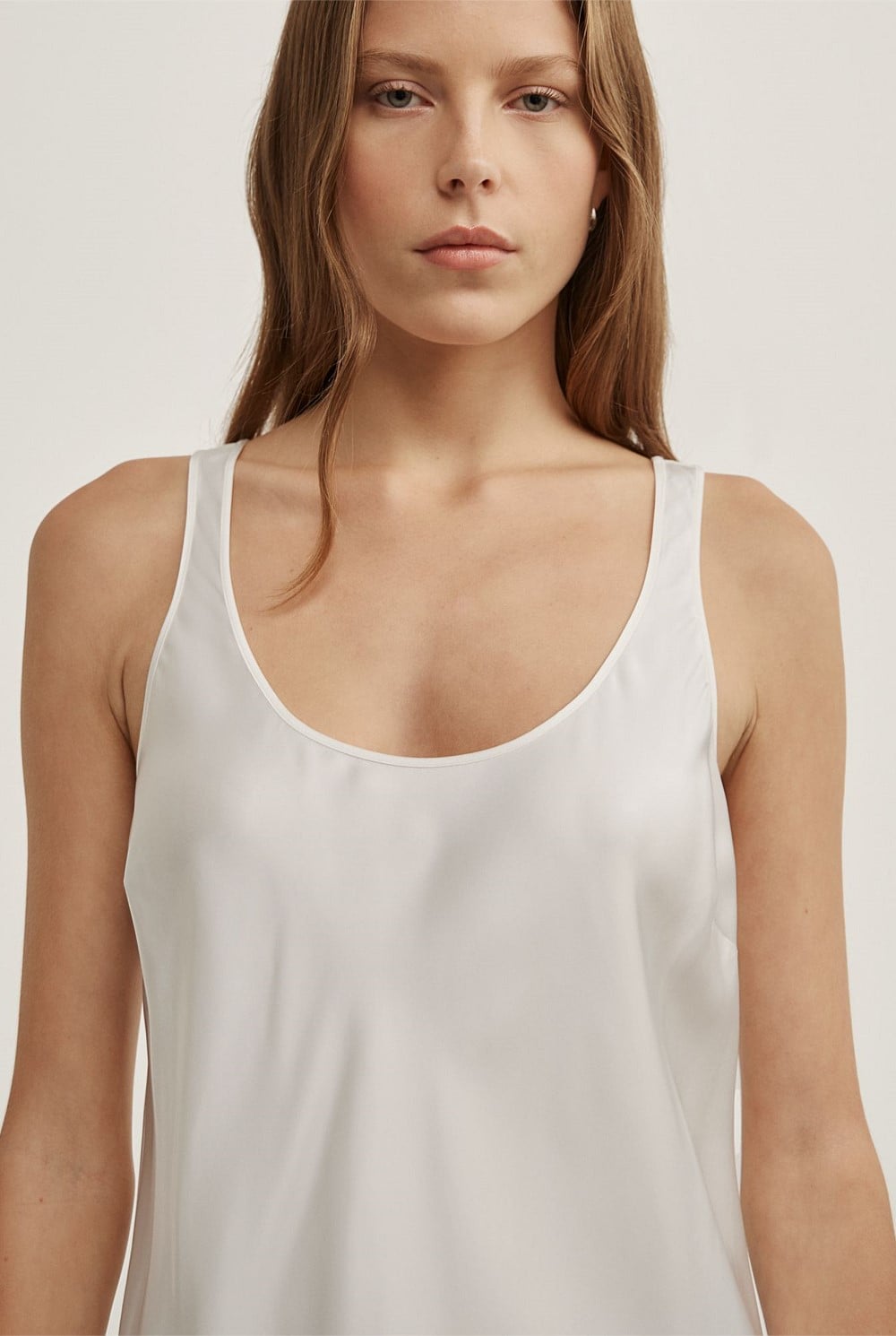 Satin Tank Top