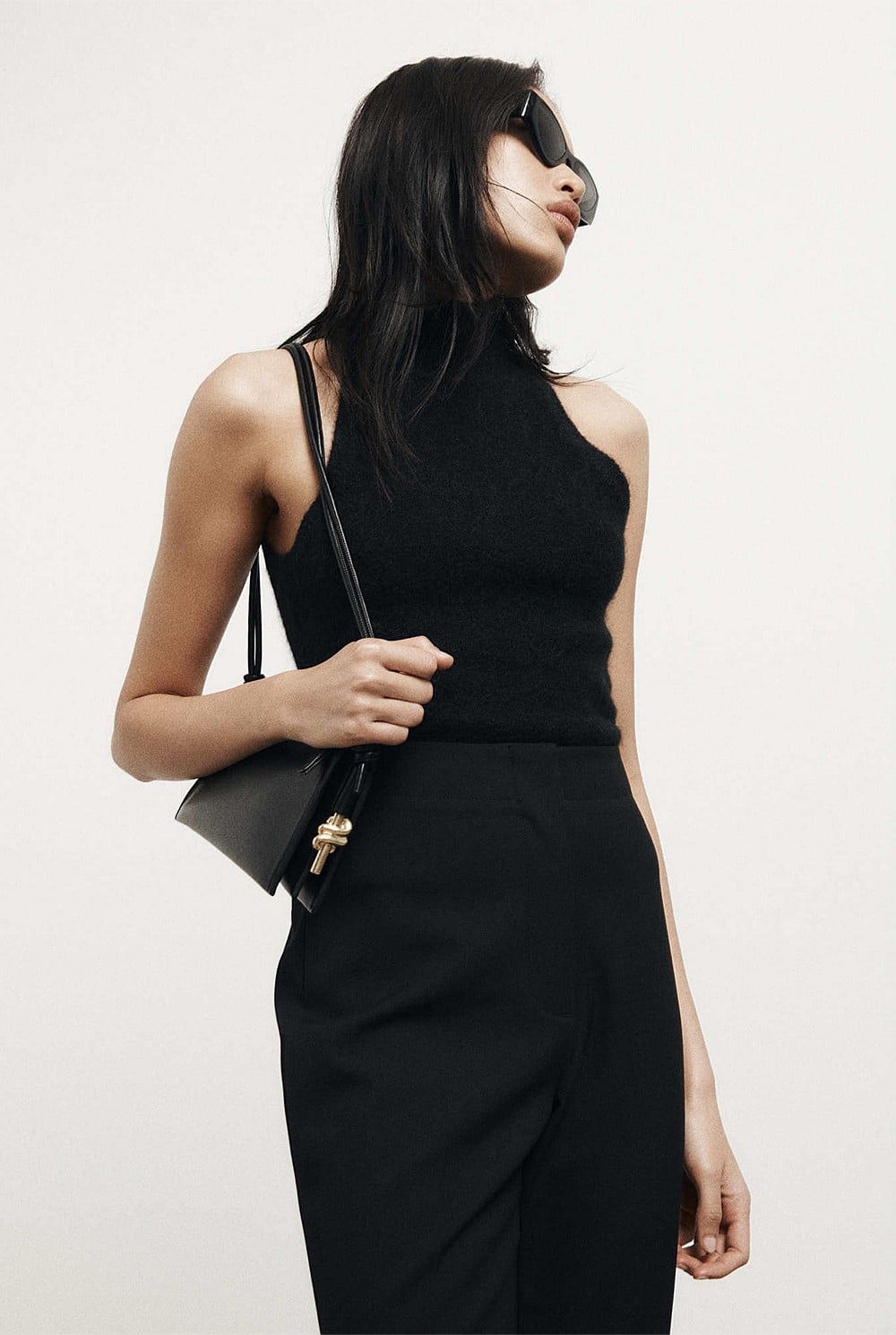 Fluffy High Neck Tank