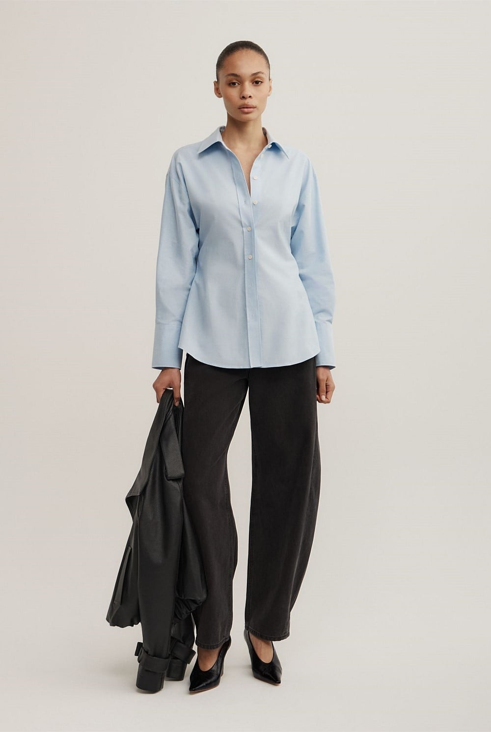 Cinched Waist Shirt
