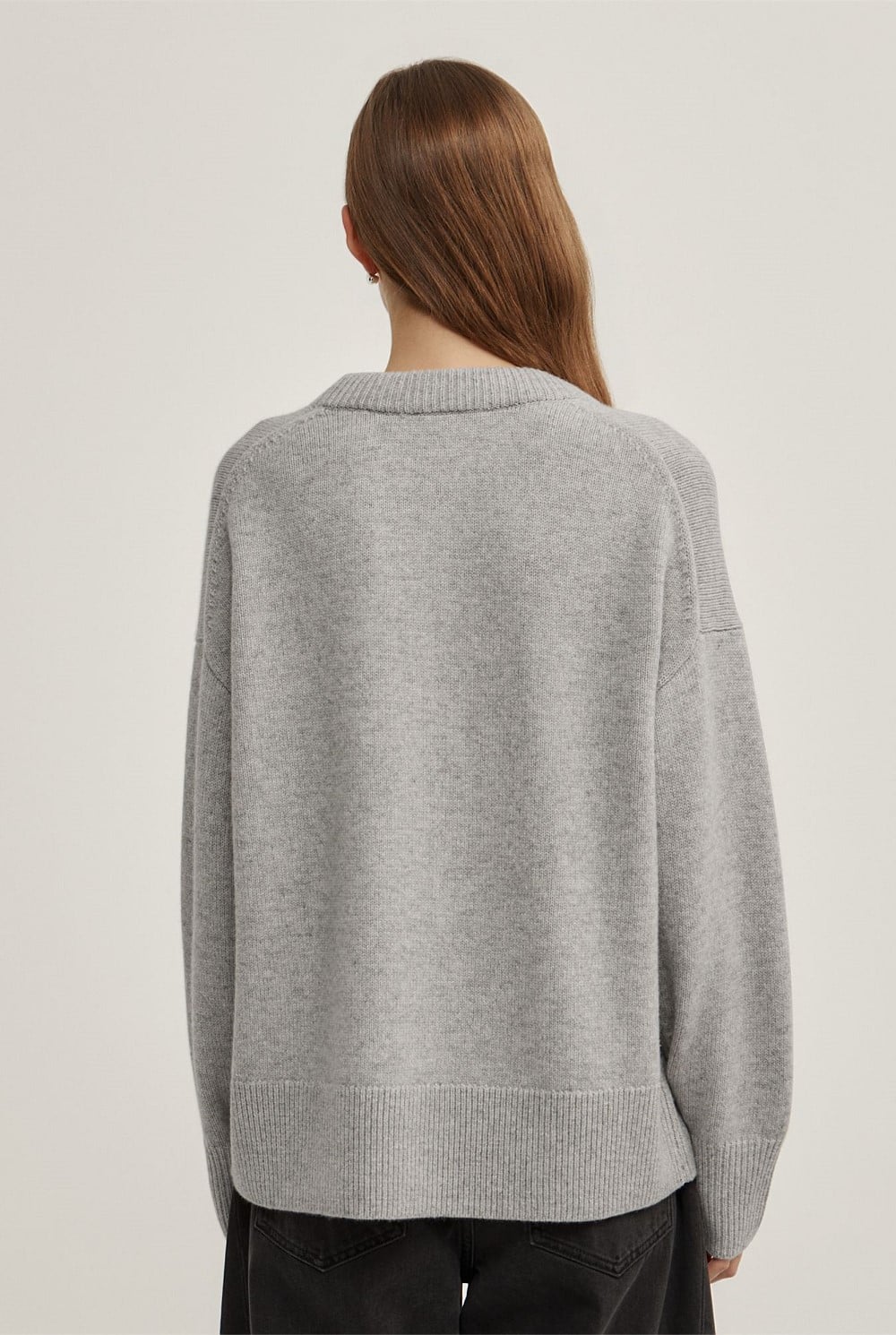 Relaxed Scoop Knit