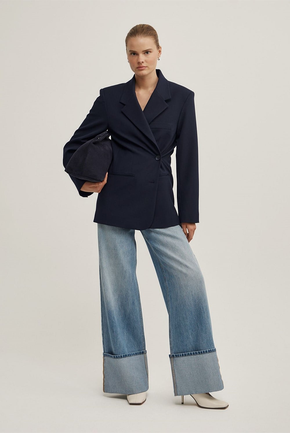 Wrap Front Blazer