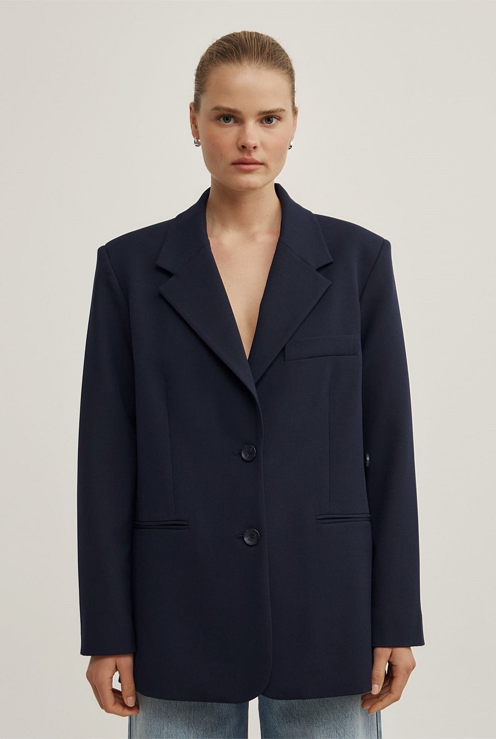 Wrap Front Blazer