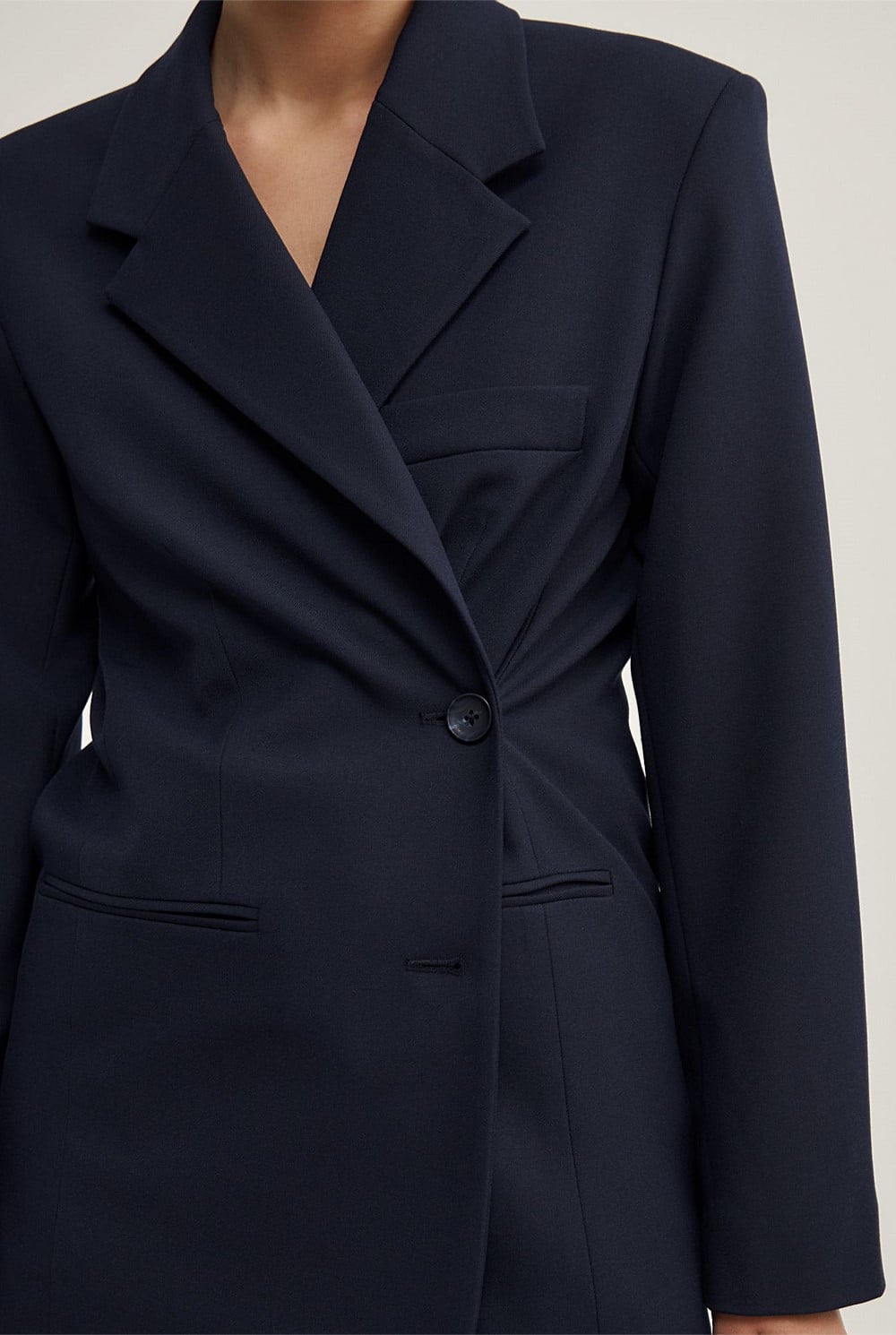 Wrap Front Blazer