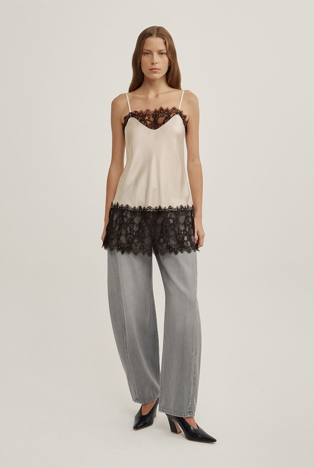 Lace High Hem Camisole