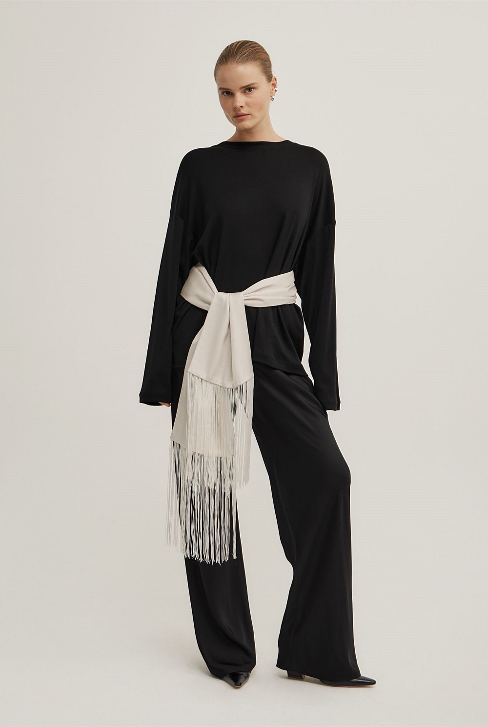 Lee Fringe Scarf