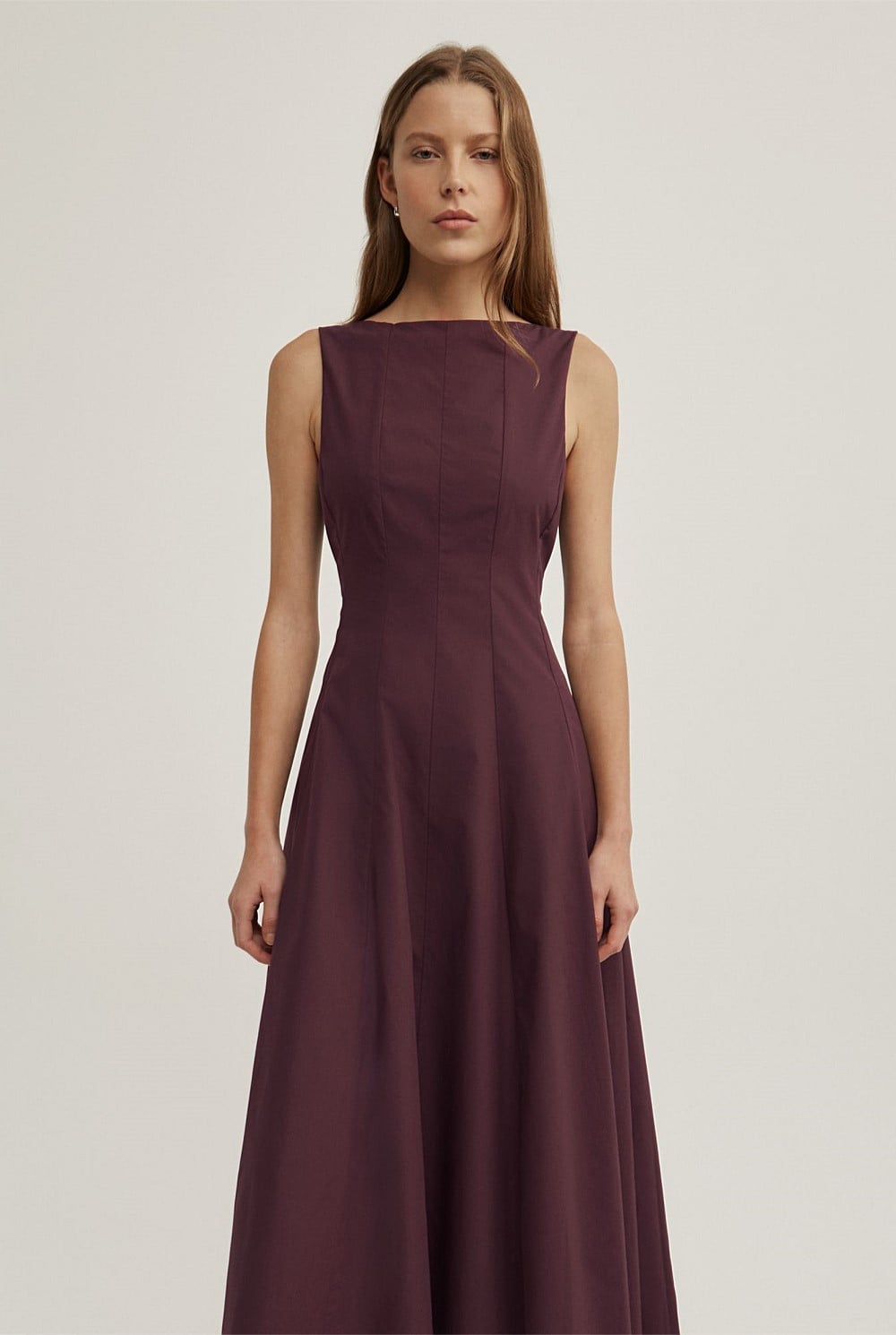 Panelled Midi Dress