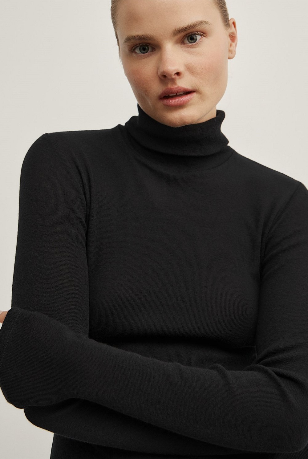 Fine High Neck Top