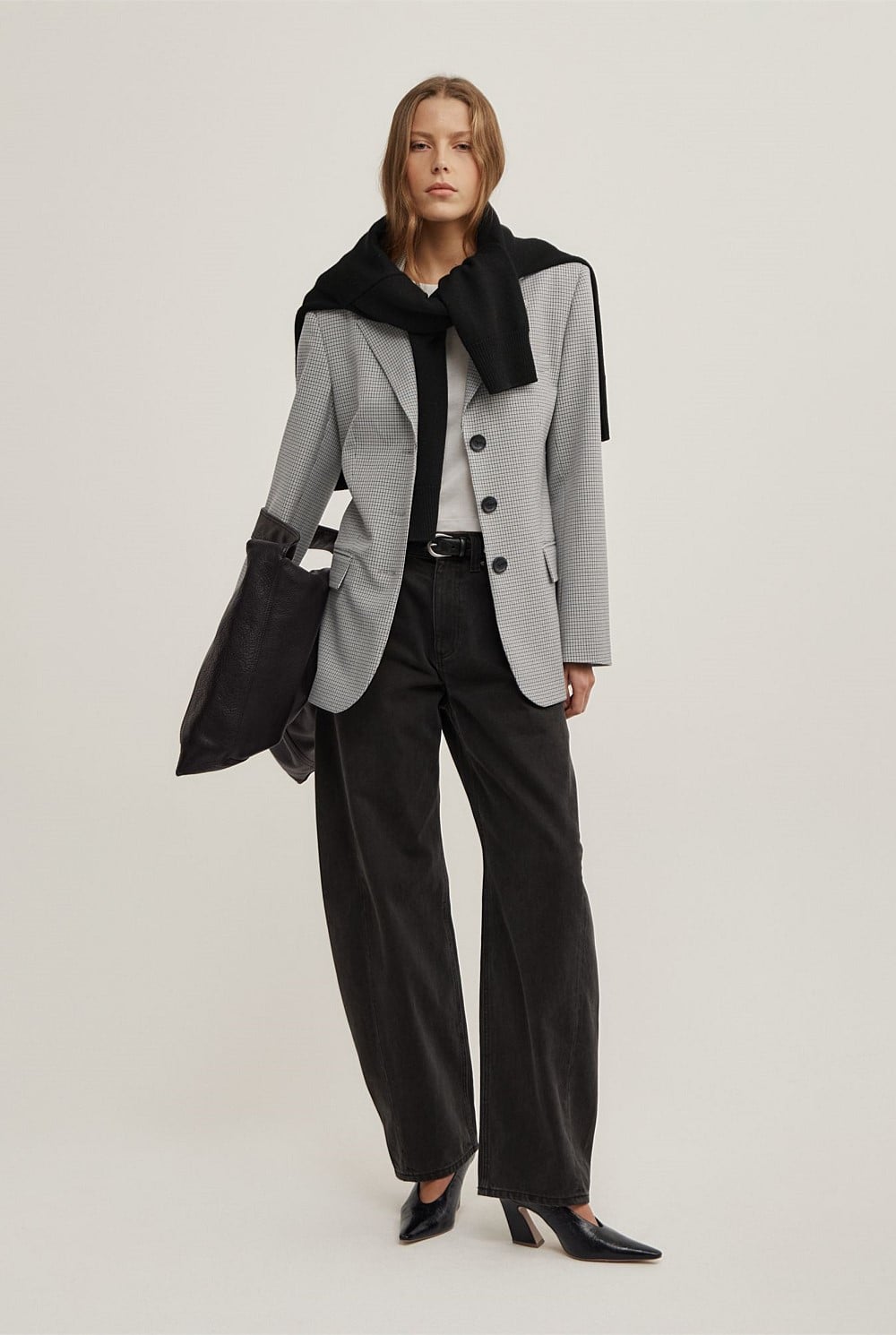 Houndstooth Blazer